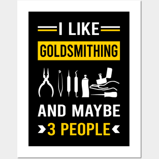 3 People Goldsmithing Goldsmith Posters and Art